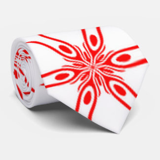 rotes weißes Muster A 2-22 Krawatte