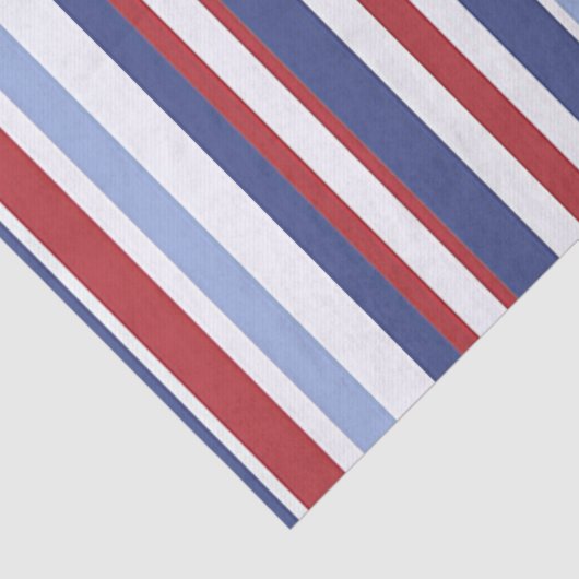 Rotes weißes Streifen-Papierpapier Seidenpapier (Detail)