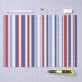 Rotes weißes Streifen-Papierpapier Seidenpapier (Handwerk)