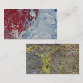 Rotes weißes u. blau visitenkarte (Vorne/Hinten)