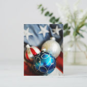 Rotes weißes u. blaues Weihnachten (Stehend Vorderseite)