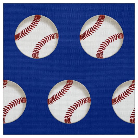 Rotes weißes und blaues Baseball-Gewebe durch das Stoff (Muster)