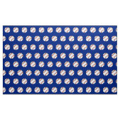 Rotes weißes und blaues Baseball-Gewebe durch das Stoff (Yard (91,4 cm))