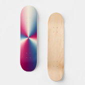 ROTES, WEISSES UND BLAUES CHROM SKATEBOARD (Vorderseite)