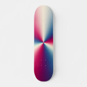 ROTES, WEISSES UND BLAUES CHROM SKATEBOARD (Vorne)