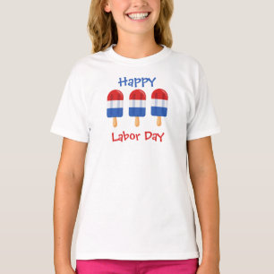 Rotes, weißes und blaues Eis aus Pop T- T-Shirt
