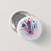 Rotes, weißes und blaues Feuerwerk, Schaltfläche 4 Button (Vorne & Hinten)