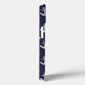 rotes, weißes und blaues Navy-Muster Case-Mate iPhone Hülle (Rückseite / Rechts)