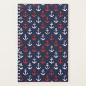 rotes, weißes und blaues Navy-Muster Planer (Vorderseite)