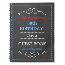 Rotes weißes und blaues notizblock