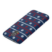 Rotes weißes und blaues Ozean-Muster Case-Mate Samsung Galaxy Hülle (unten)