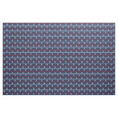Rotes weißes und blaues Ozean-Muster Stoff (Fat Quarter (45,7 x 55,9 cm))