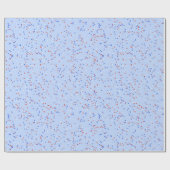 Rotes weißes und blaues Packpapier (Flach)