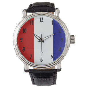 Rotes weißes und blaues patriotisches armbanduhr