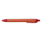 Rotes Whimsical Abstrakt Geometrisch Kugelschreiber (Unterseite)