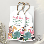 Rotes Wildtier Geschenkanhänger