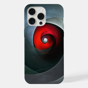 Rotes Wirbel-Künstlerisches modernes abstraktes Ku iPhone 15 Pro Max Hülle