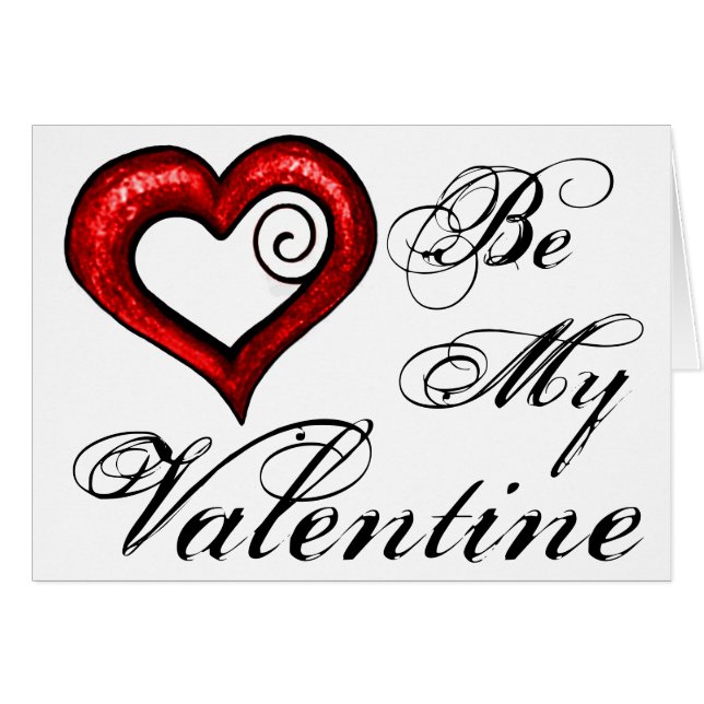 Rotes wirbelherz (Vorderseite (Horizontal))