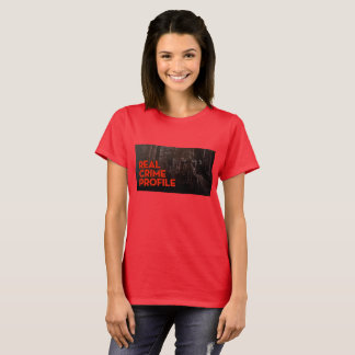 ROTES WIRKLICHES VERBRECHEN T für FRAUEN T-Shirt