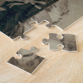 Rotes Wolken-amerikanisches PferdeVintage Puzzle (Seite)