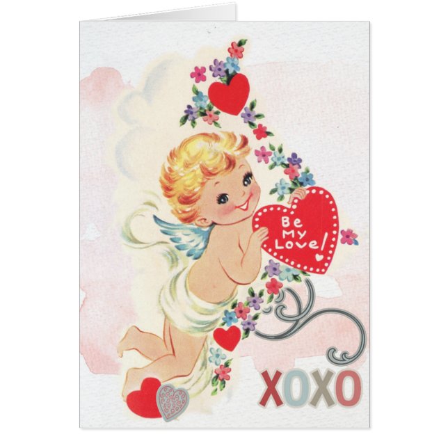 Rotes xoxo Herz des Liebeengels (Vorne)