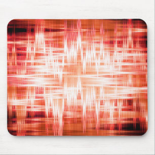 Rotes Zickzack-Muster Mousepad