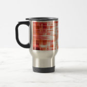 Rotes Zickzack-Muster Reisebecher (Links)
