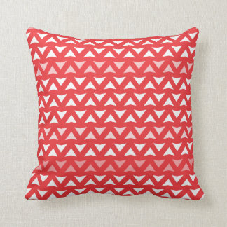 Rotes Zickzack Throw-Kissen Kissen