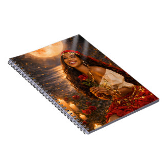 rotes Zigeuner Notizbuch Notizblock