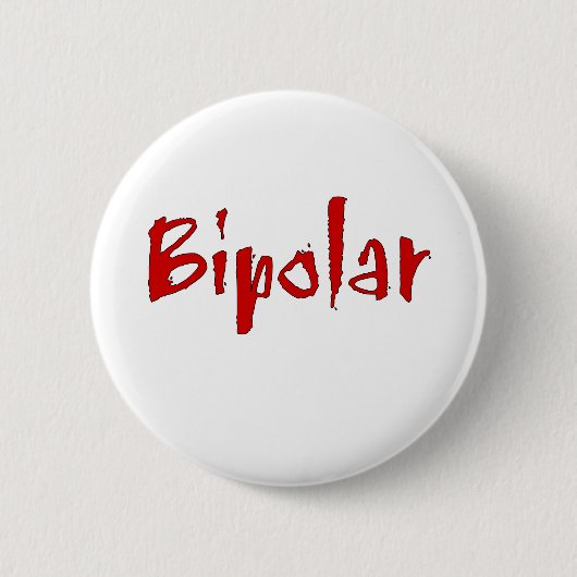 Rotes zweipoliges button (Vorderseite)
