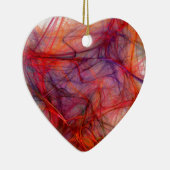 Rotfaden Keramikornament (Rechts)