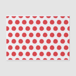 Rotfarben-Polka-Dots-Papiere Seidenpapier