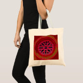 Rotfenster Mandala Tosack Tragetasche (Vorderseite (Produkt))