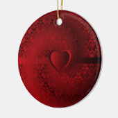 Rotfeuchthaube Keramikornament (Links)