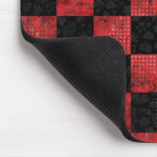 Rotfeuerschach Mousepad (Ecke)