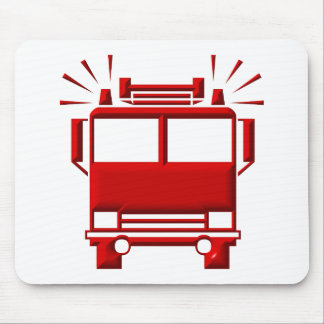 Rotfeuerwagen Mousepad