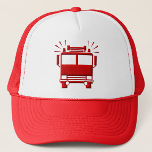 Rotfeuerwagen Truckerkappe