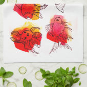 Rotfischtücher Geschirrtuch (Gefaltet)