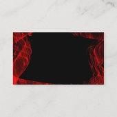 Rotflamme-Fraktal Visitenkarte (Rückseite)