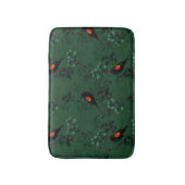 Rotflügel-Schwarzvogelmuster Badematte (Vorderseite Vertikal)