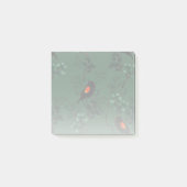 Rotflügel-Schwarzvogelmuster Post-it Klebezettel (Vorderseite)