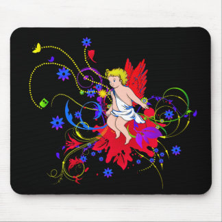 Rotflügelige Fee (Fairy) Mousepad