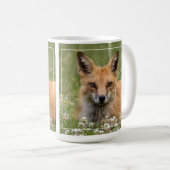 Rotfuchs auf einem Bettsockel Kaffeetasse (VorderseiteRechts)