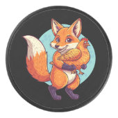 Rotfuchs Eishockey Puck (Vorderseite)