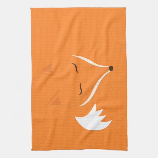 Rotfuchs Geschirrtuch (Vertikal)