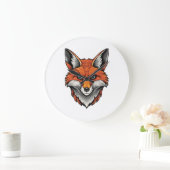 Rotfuchs Große Wanduhr (Zuhause)