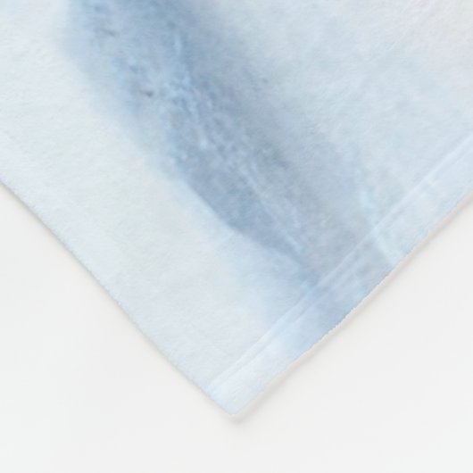 Rotfuchs im Schnee | Yukon Fleecedecke (Ecke)