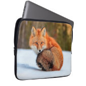 Rotfuchs im Schnee | Yukon Laptopschutzhülle (Vorne Rechts)