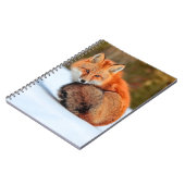 Rotfuchs im Schnee | Yukon Notizblock (Linke Seite)