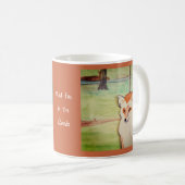 Rotfuchs im Wald Kaffeetasse (VorderseiteRechts)